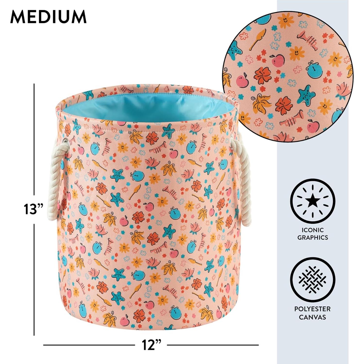 Juego de 3 cestas de almacenamiento Idea Nuova Princesa