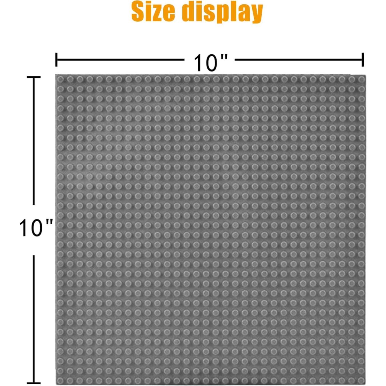 Placas Base Autoadhesivas JNZong 8 Piezas 25x25cm Gris