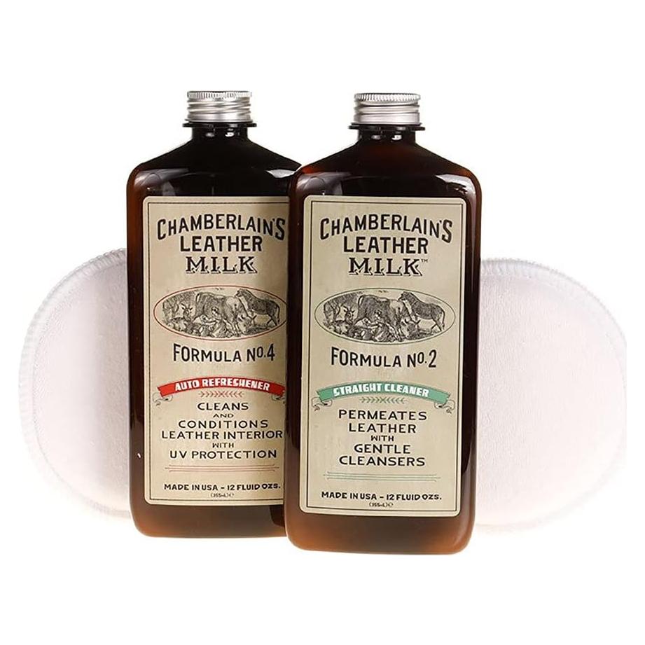 Kit de Limpiador y Acondicionador de Cuero Leather Milk 355ml