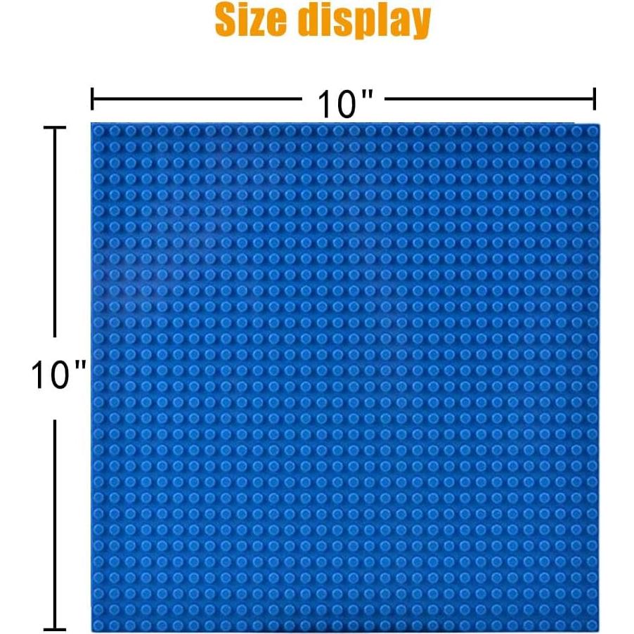 Paquete de 8 Placas Base JNZong 25x25cm Verde y Azul