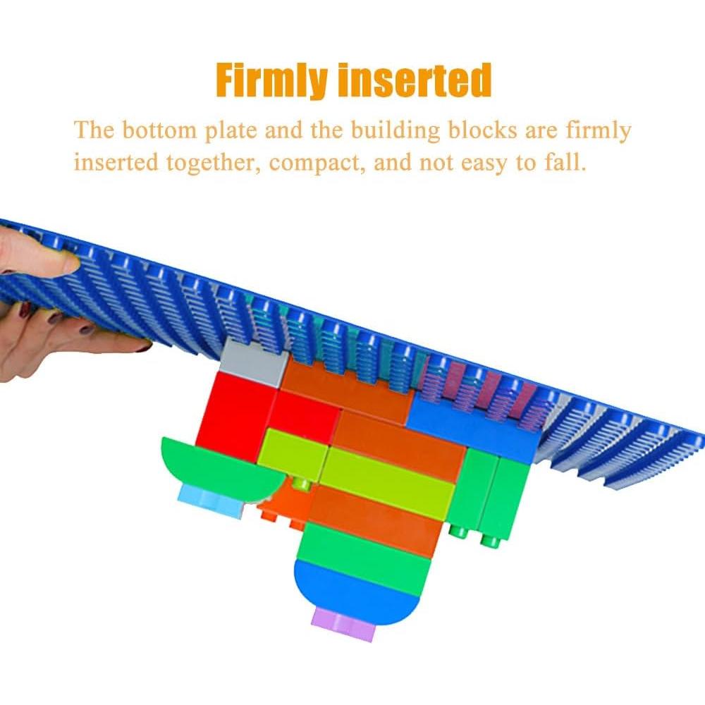 Paquete de 8 Placas Base JNZong 25x25cm Verde y Azul