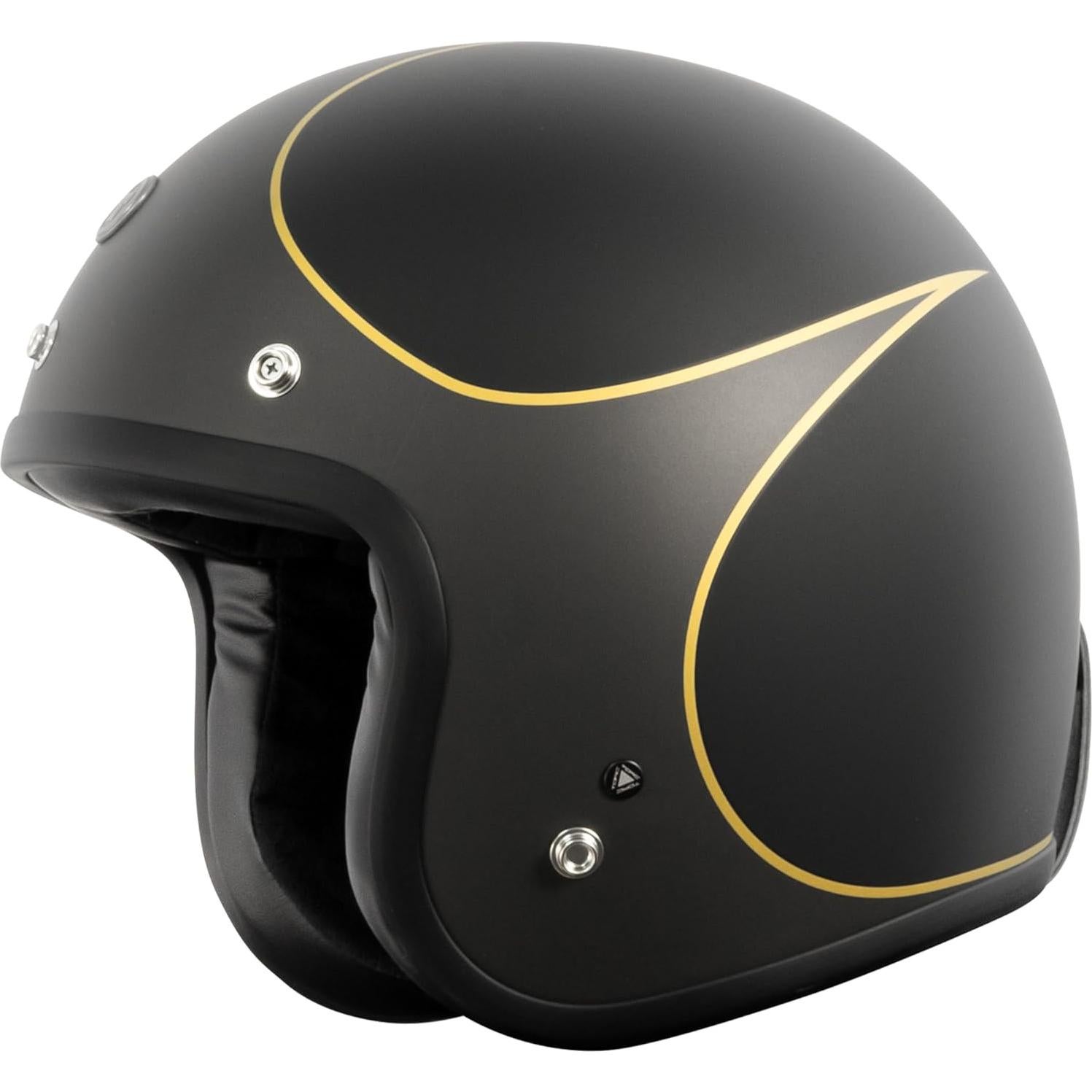 Casco Abierto TORC T50 Del Mar Negro Mate XX-Large