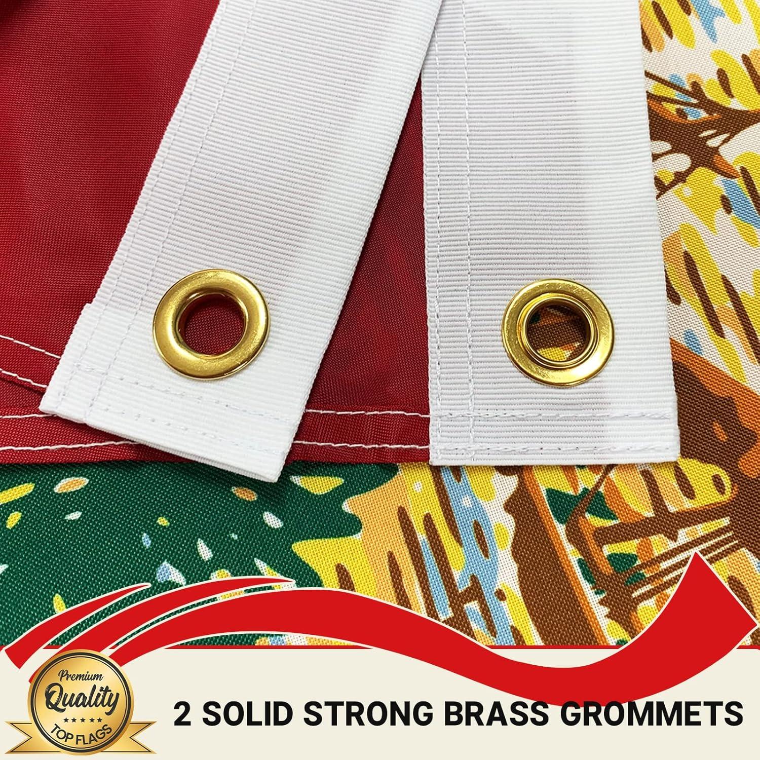 Bandera de Florida Topflags 1.22x1.83 m Bordada con Ojetes