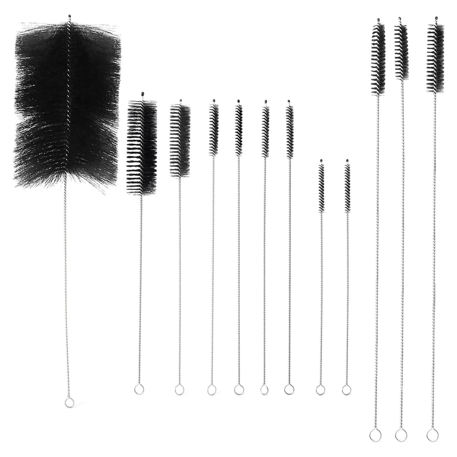 Kit de Cepillos de Limpieza para Automóviles Lisnhlin 12Pcs