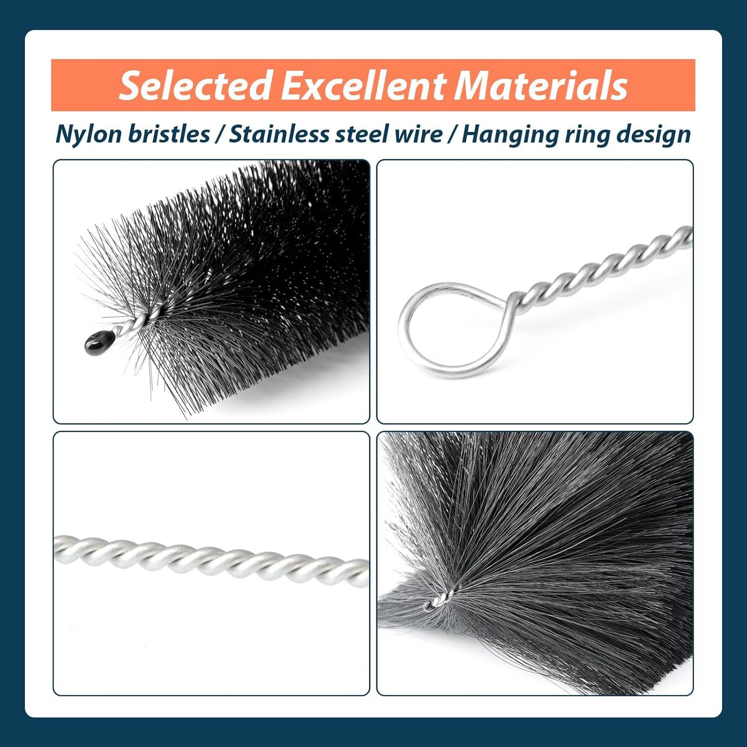 Kit de Cepillos de Limpieza para Automóviles Lisnhlin 12Pcs