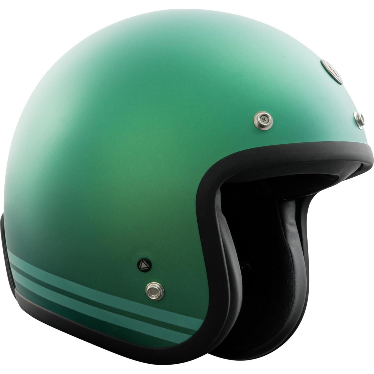 Casco Abierto TORC T50 Del Mar Teal Iridiscente X-Grande
