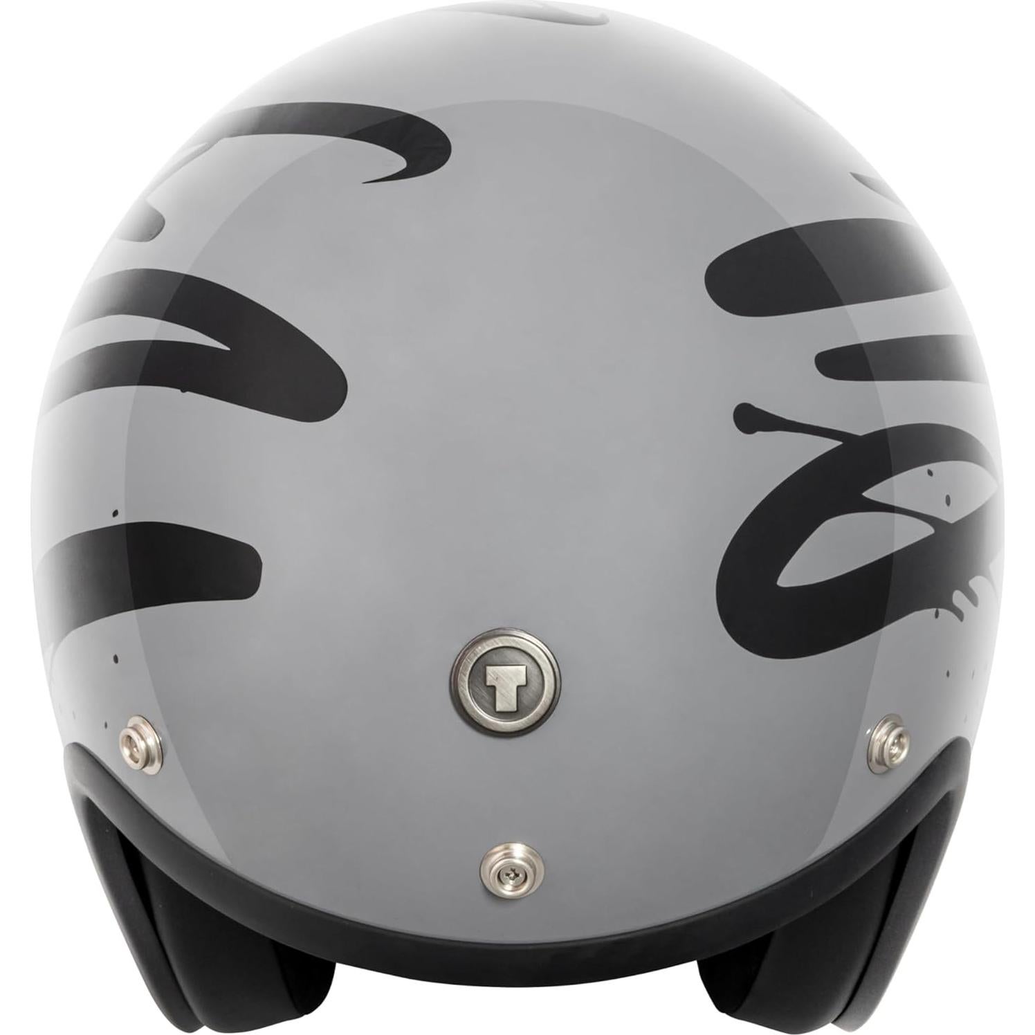 Casco Abierto TORC T50 Del Mar Gris Brillante X-Pequeño