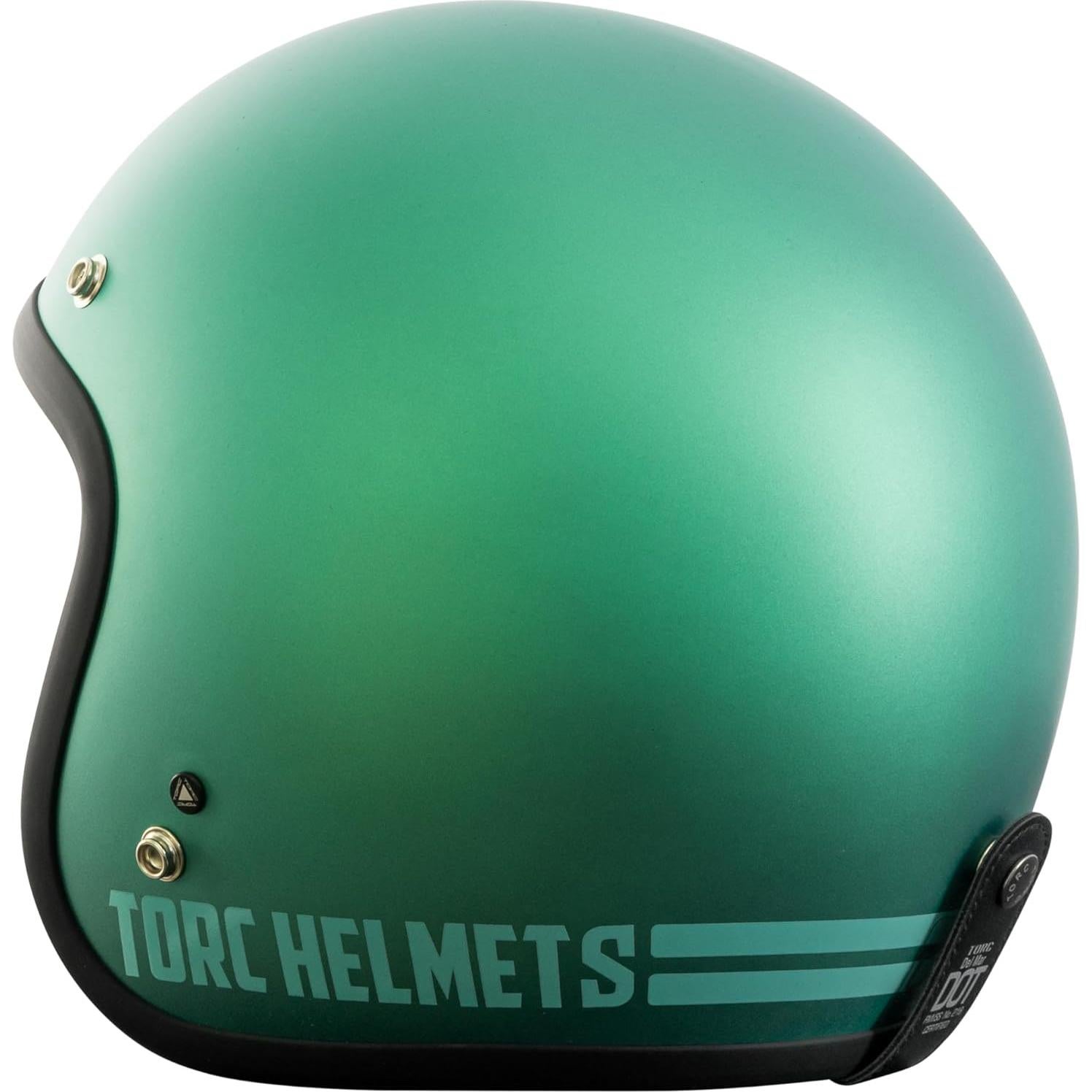 Casco TORC T50C Abierto 3/4 para Motocicleta Teal