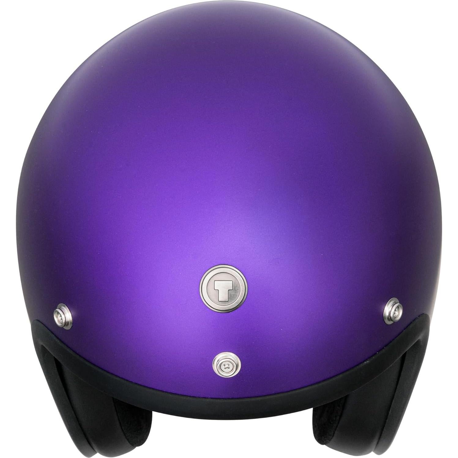 Casco TORC T50 Abierto 3/4 Motocicleta Púrpura Iridiscente