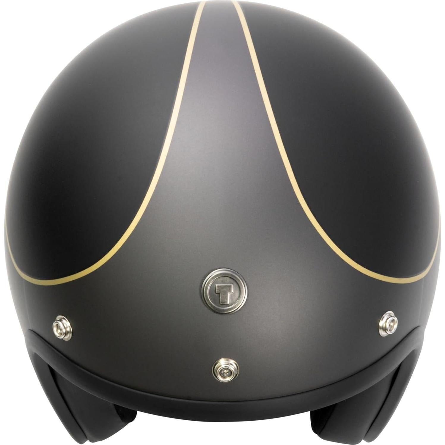Casco Abierto TORC T50 Del Mar Negro Mate 1.59 kg