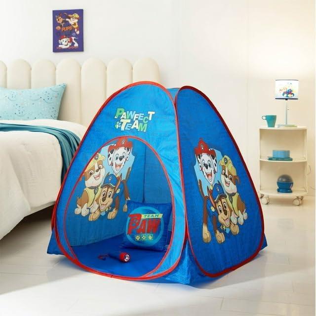 Conjunto de Dormir Paw Patrol 3 Piezas con Tienda y Linterna