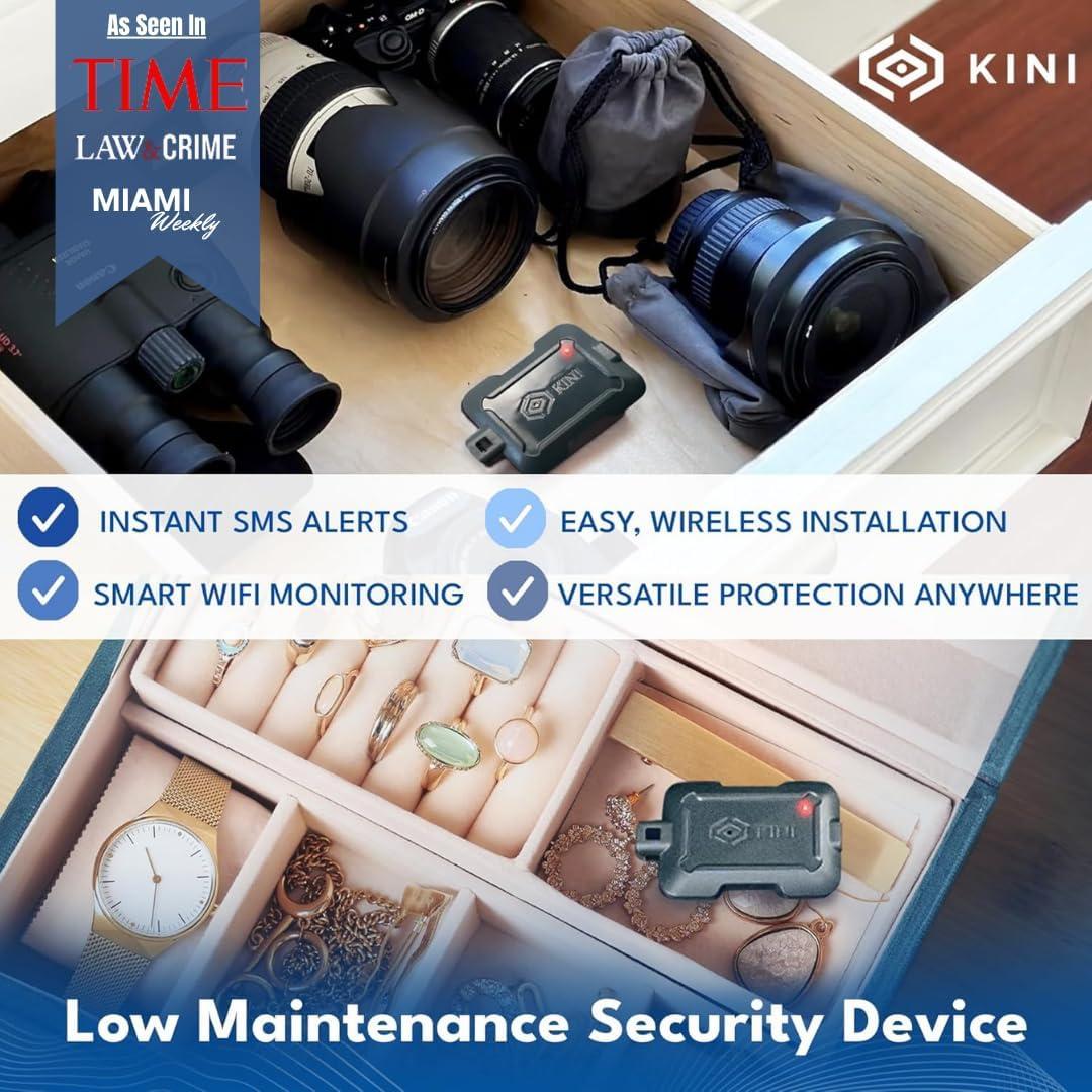 Sensor de Movimiento WiFi Kinisium Kini-01-G Alarma Inalámbrica