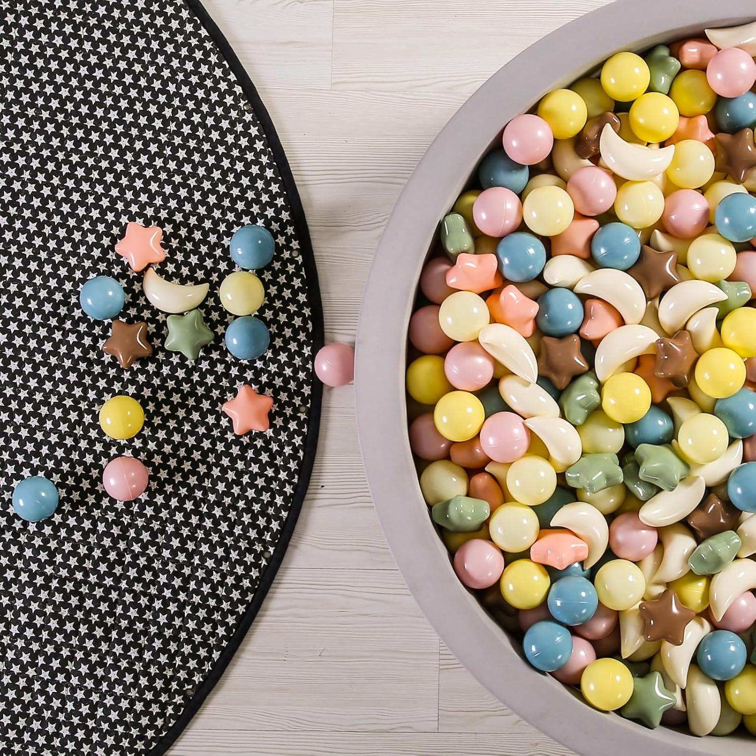 Bolas de Piscina GOGOSO 100pcs Estrellas y Lunas