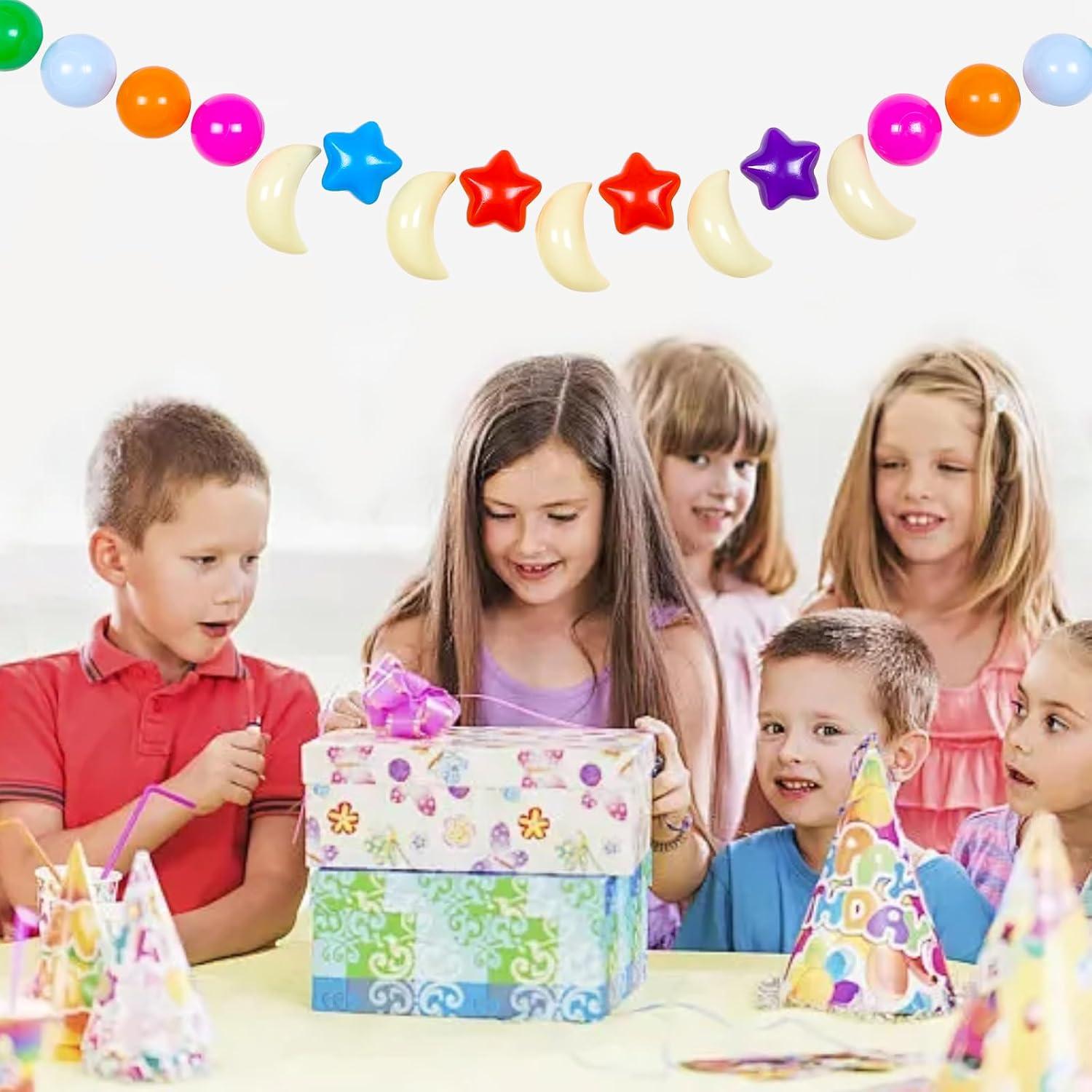 Bolas de Piscina GOGOSO 100PCS Formas Estrellas y Luna