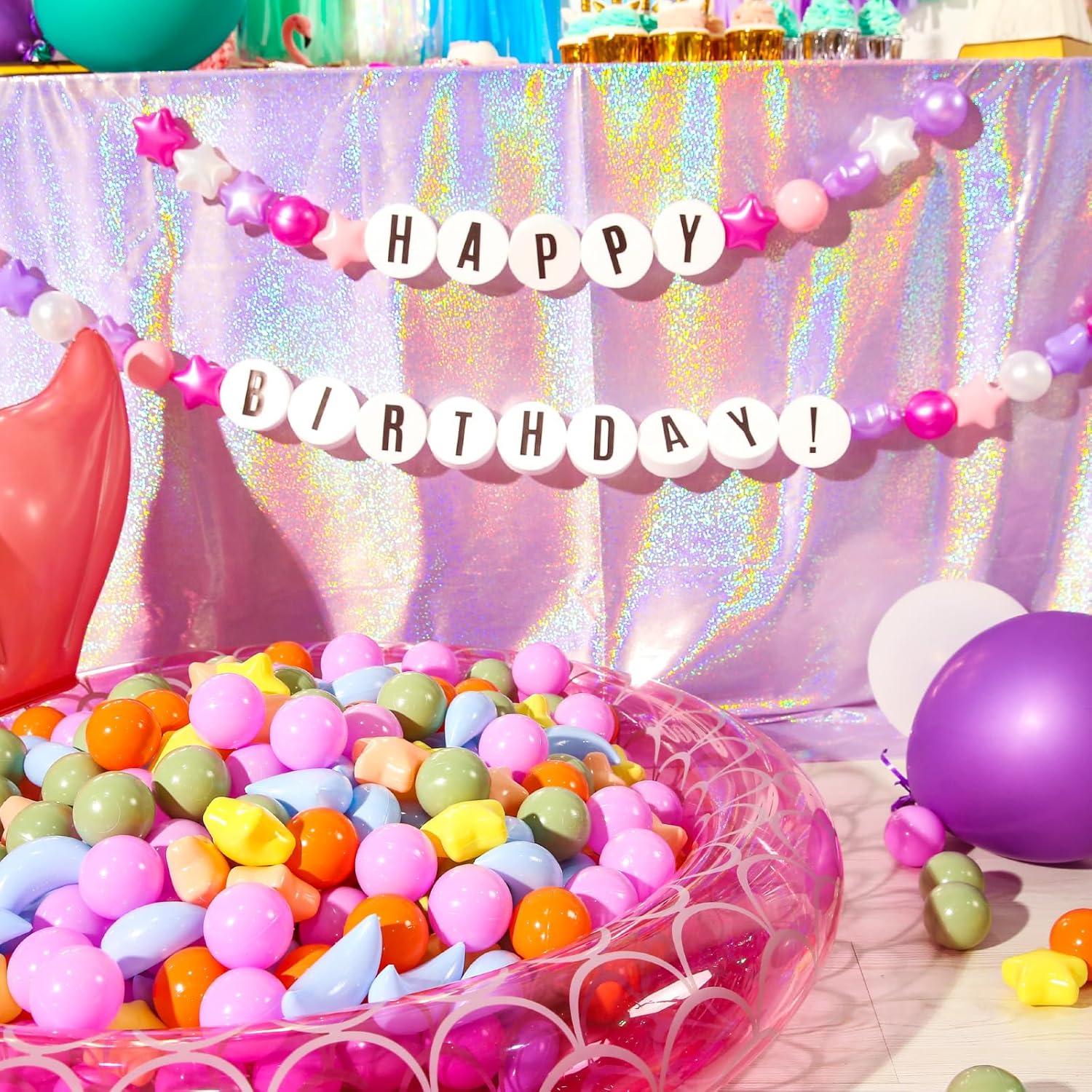 Bolas de Piscina GOGOSO 100pcs Estrellas y Lunas