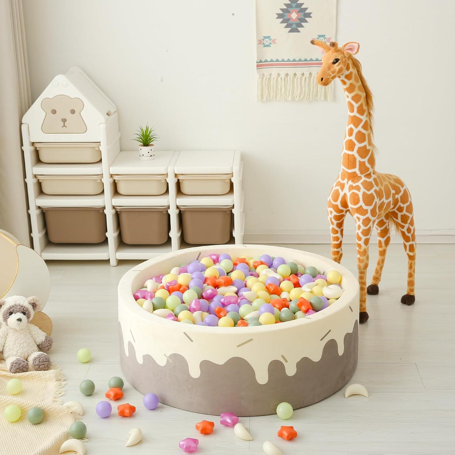 Bolas de Piscina GOGOSO 100pcs Estrellas y Lunas Colores