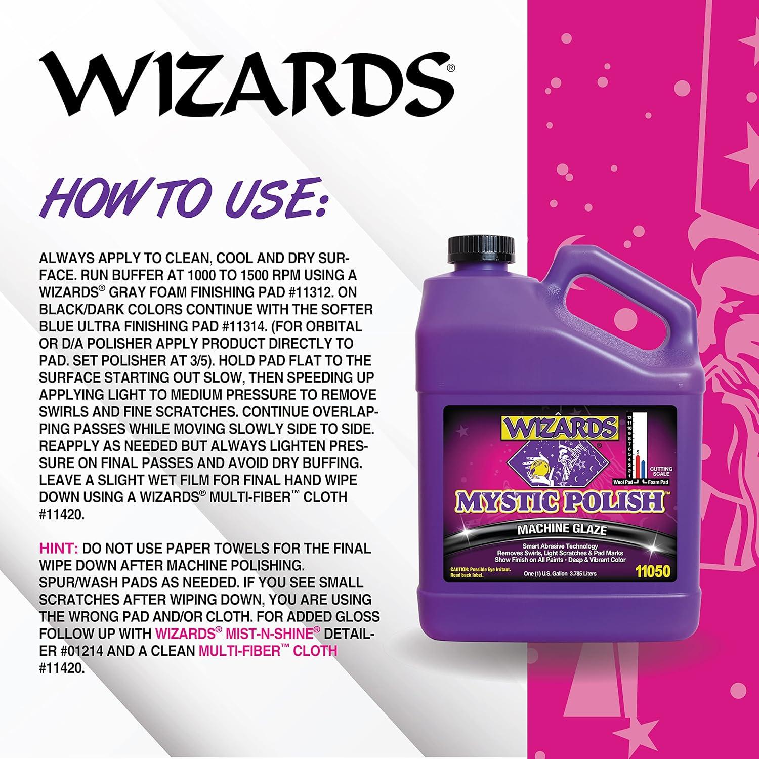 Wizards Mystic Polish 3.78L - Pulidor Profesional Automotriz
