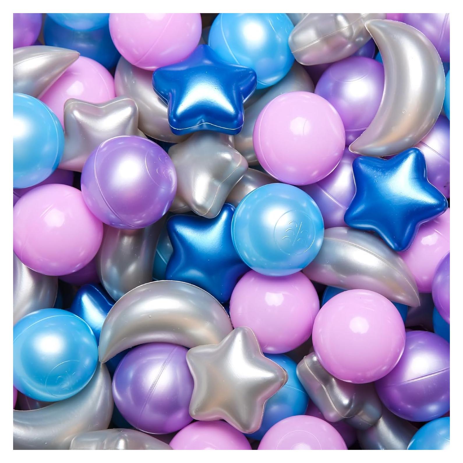 Bolas de Piscina GOGOSO 100PCS Estrellas y Lunas