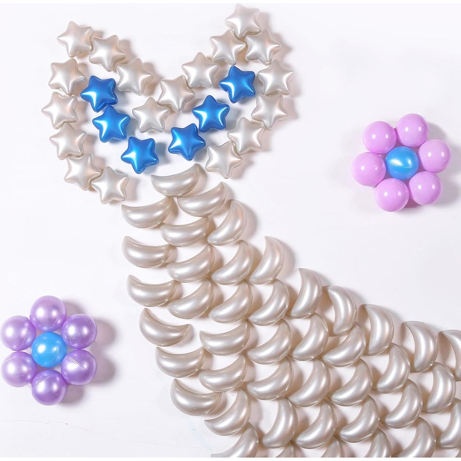 Bolas de Piscina GOGOSO 100PCS Estrellas y Lunas