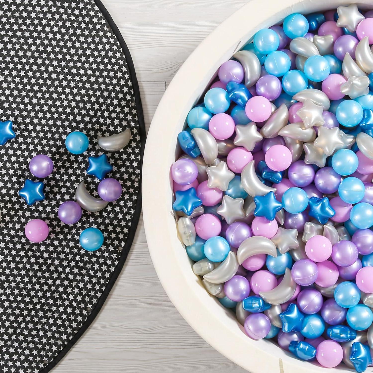 Bolas de Piscina GOGOSO 100PCS Estrellas y Lunas