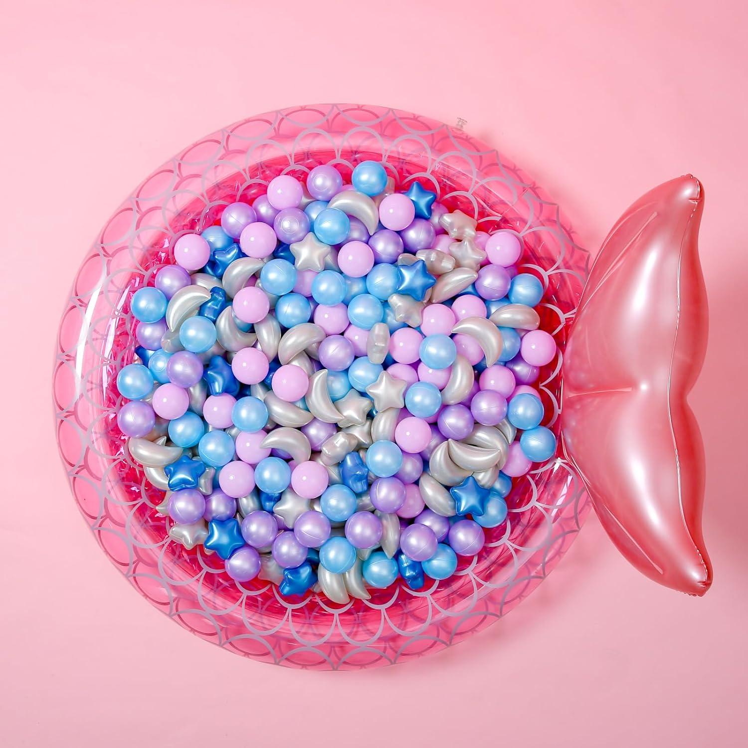 Bolas de Piscina GOGOSO 100PCS Estrellas y Lunas