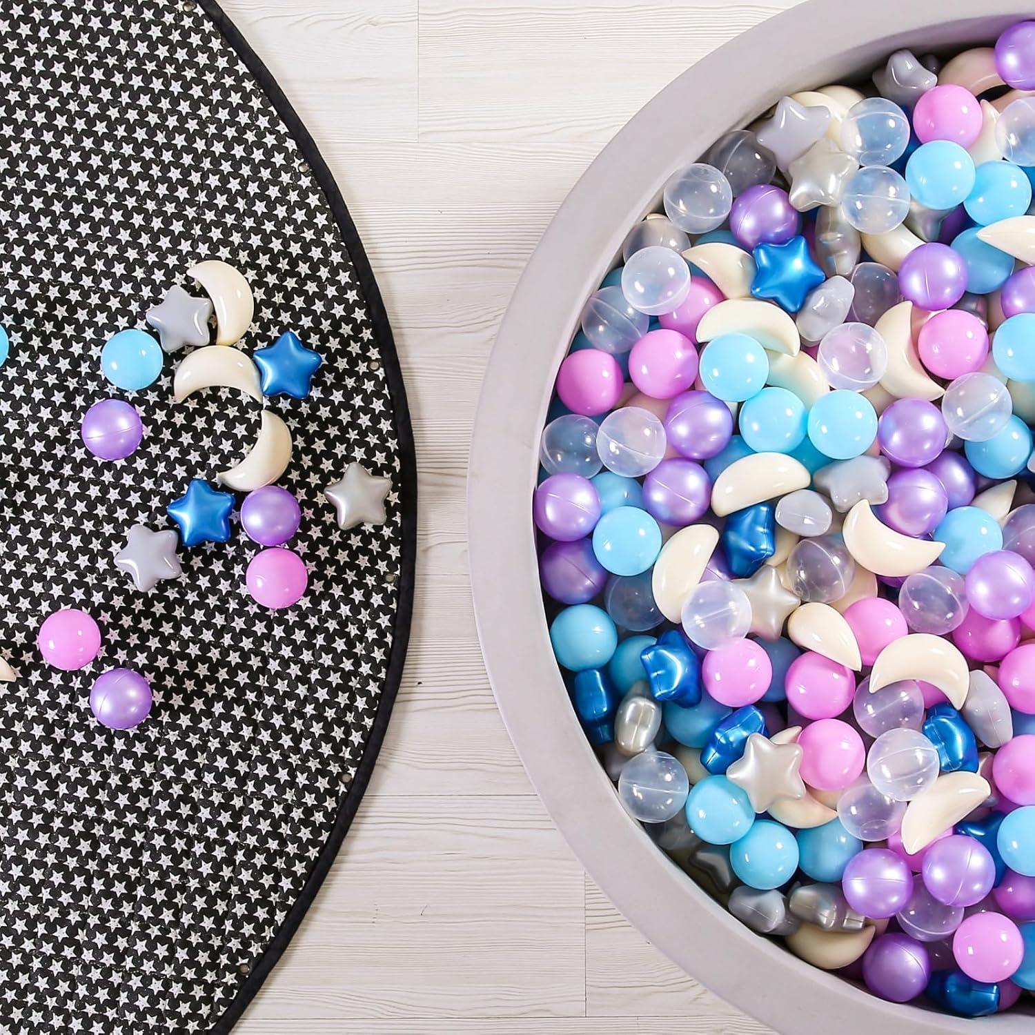 Bolas de Piscina GOGOSO 100pcs Estrellas y Lunas