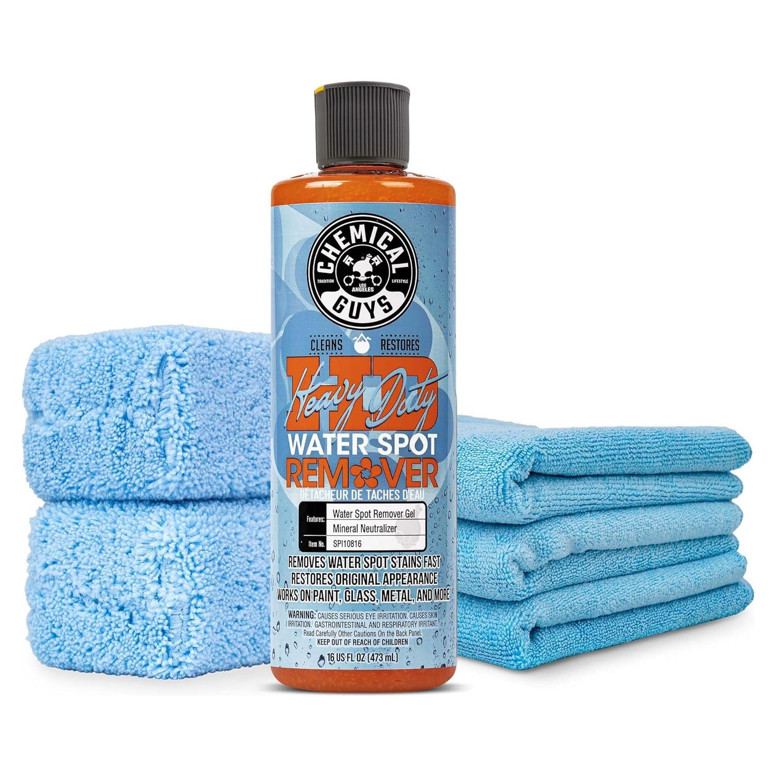 Kit Eliminador de Manchas de Agua Chemical Guys 16 oz + Accesorios