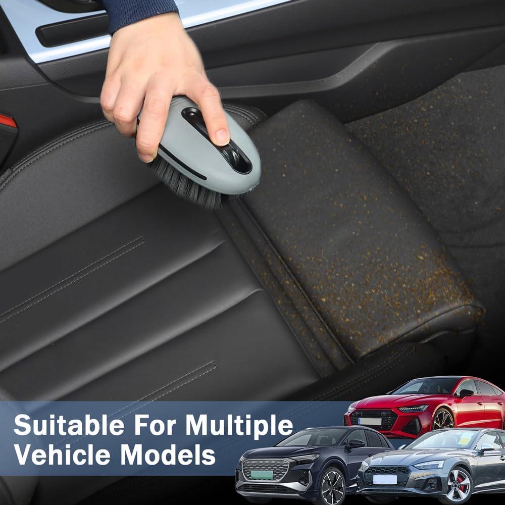 2 Cepillos de Limpieza RGOAANC para Alfombras y Tapicería