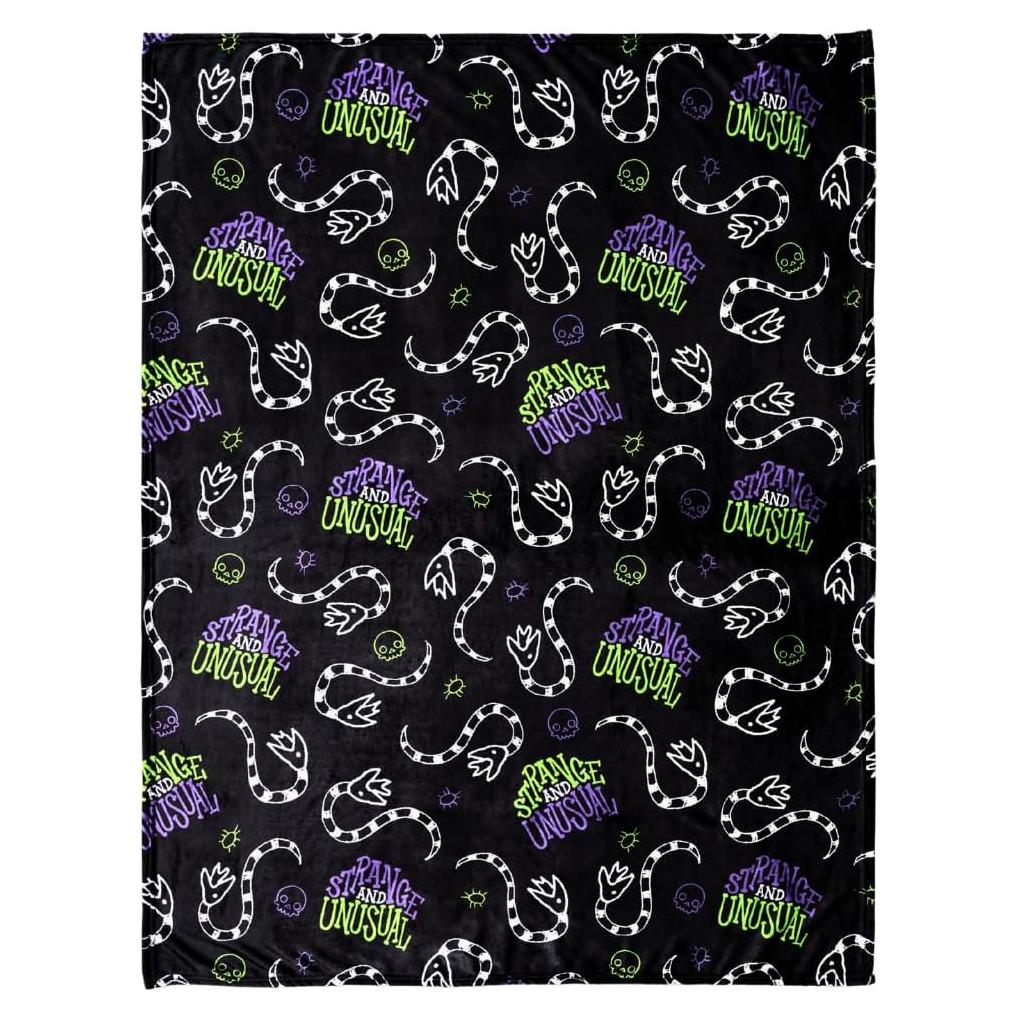 Manta de Peluche Franco Beetlejuice 116x152 cm Suave