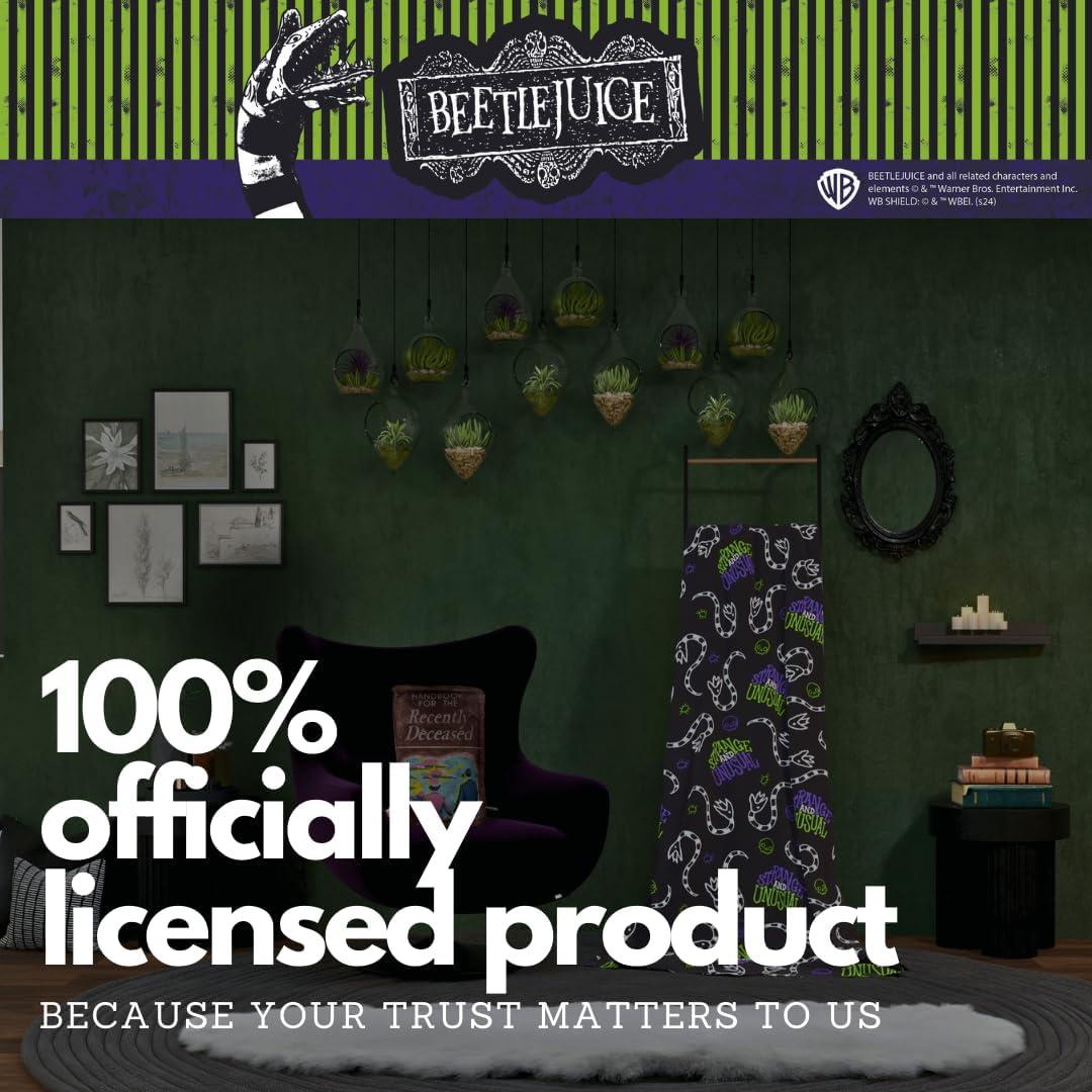 Manta de Peluche Franco Beetlejuice 116x152 cm Suave