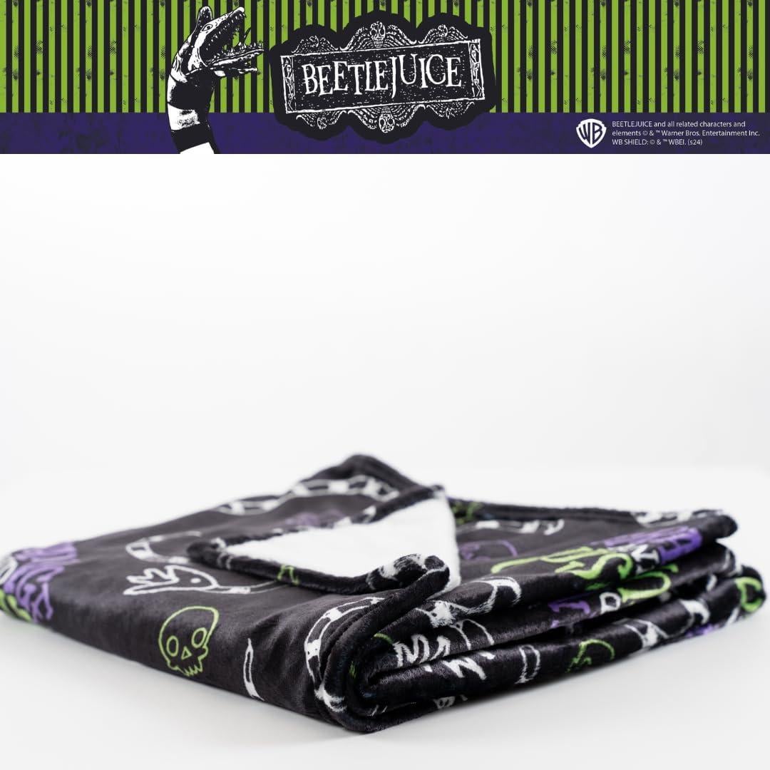 Manta de Peluche Franco Beetlejuice 116x152 cm Suave