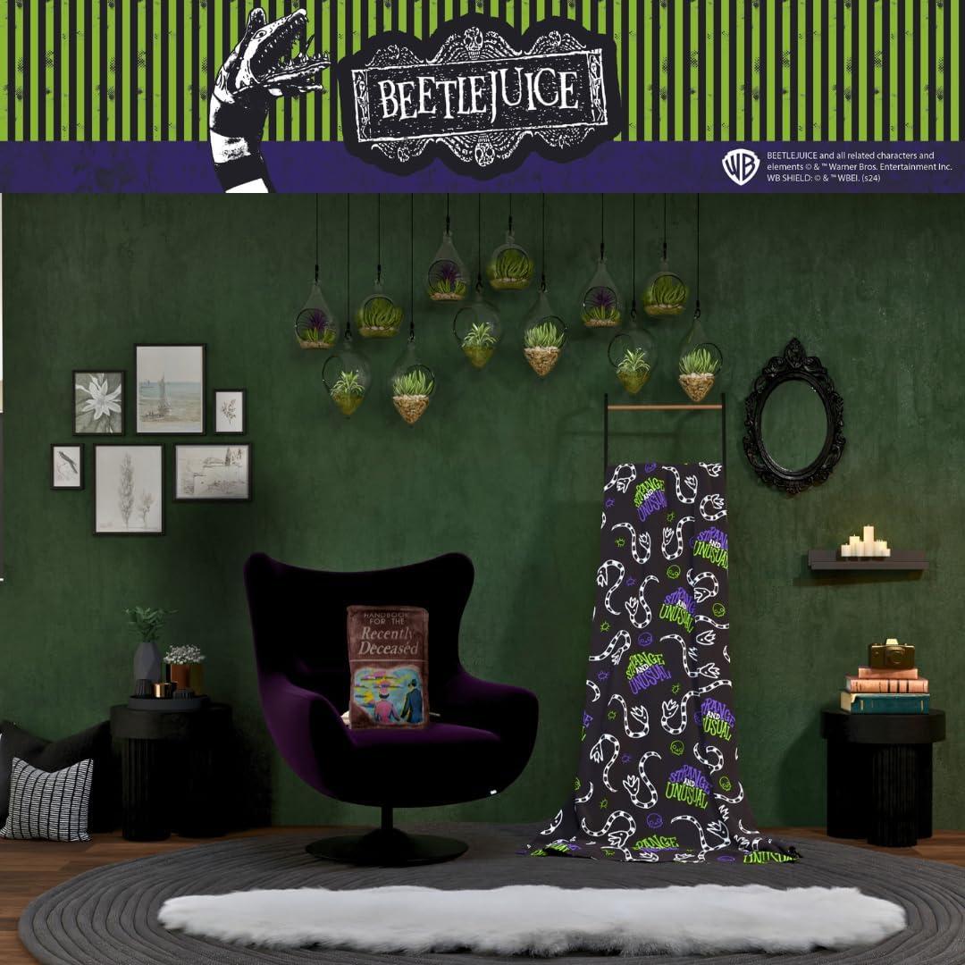 Manta de Peluche Franco Beetlejuice 116x152 cm Suave