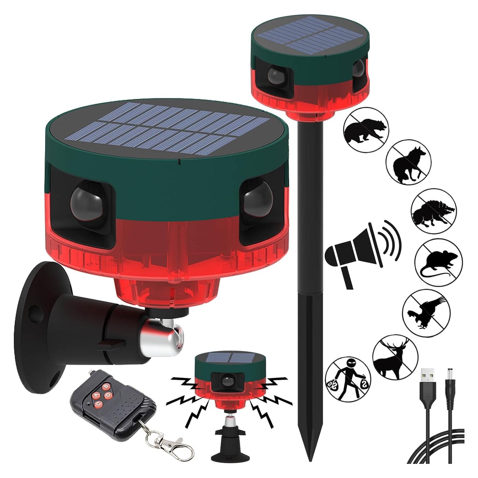 Alarma Solar SENKEFEI con Sensor de Movimiento 360° 129dB