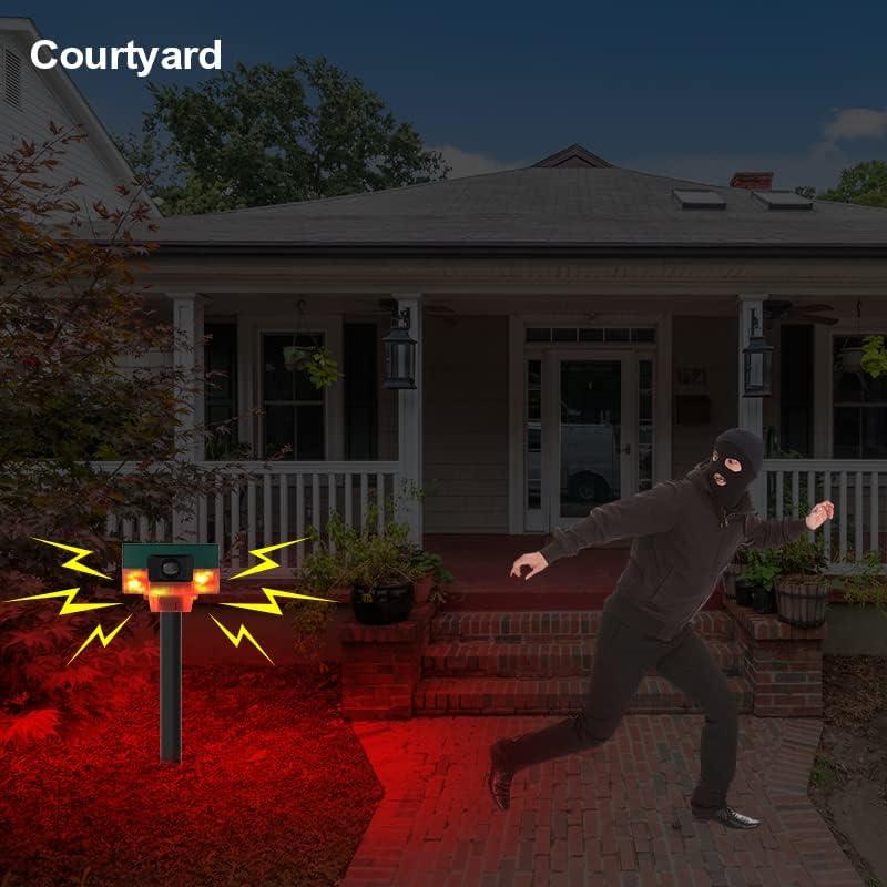 Alarma Solar SENKEFEI con Sensor de Movimiento 360° 129dB