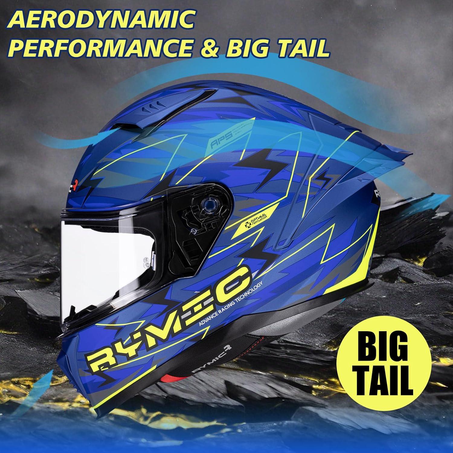 Casco RYMIC SR6 cara completa con viseras y ventilación