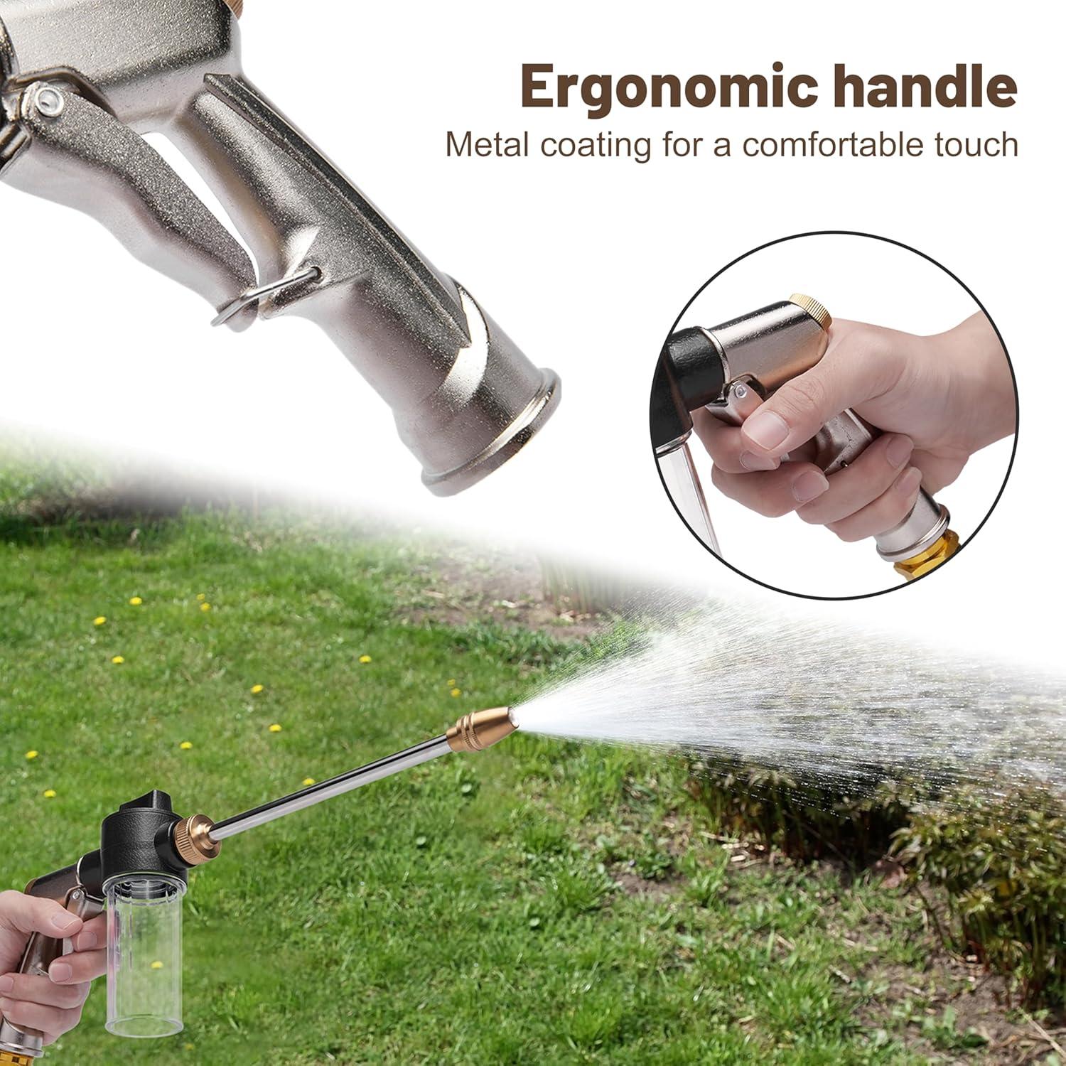 Rociador de espuma AjiuSir con boquilla de metal y toalla