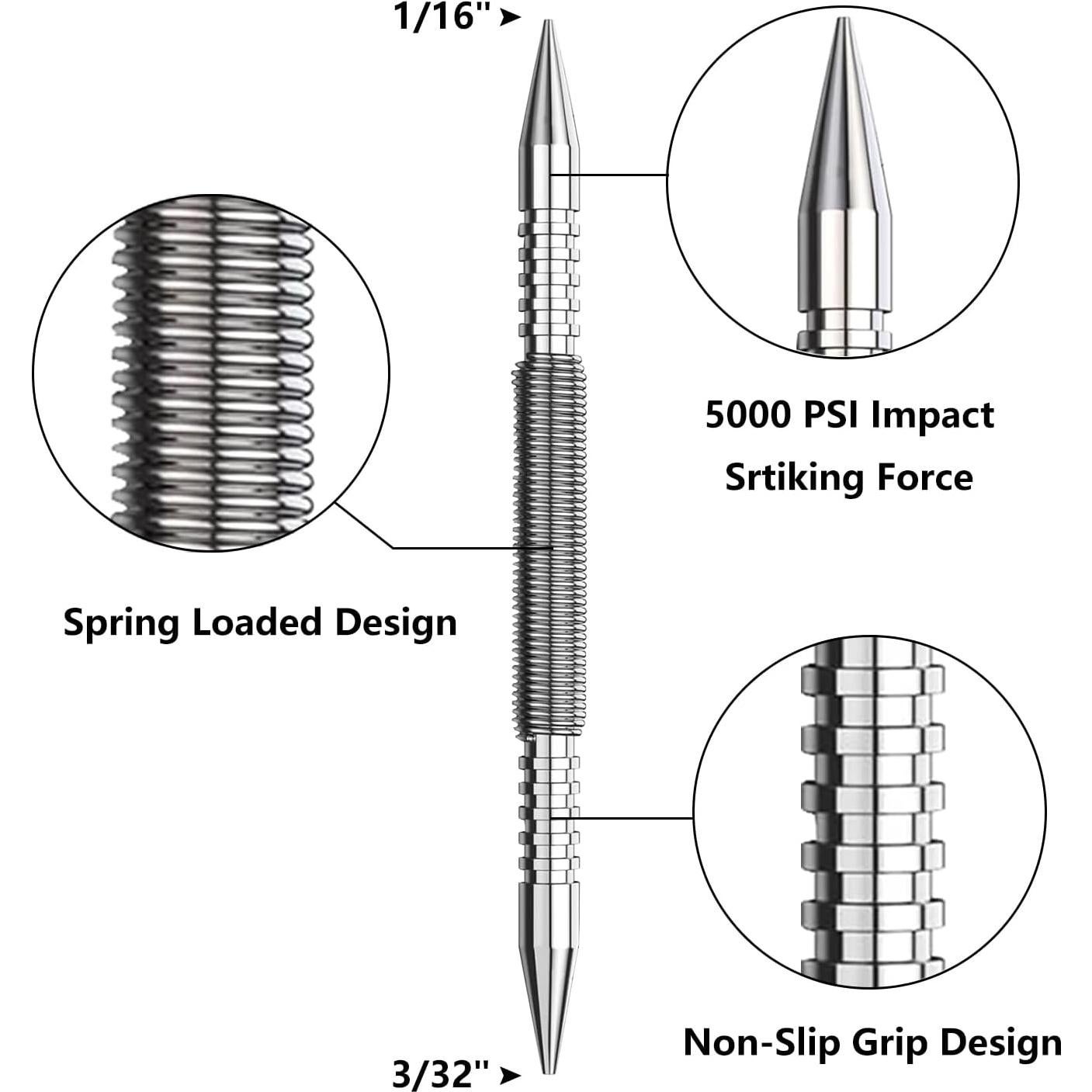 Juego de Martillo para Clavos Doble Cabeza SeonFook 2 Piezas