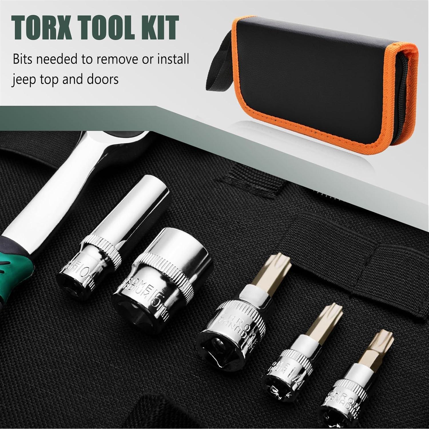 Kit de Herramientas Torx Xislet para Jeep Wrangler y Gladiator