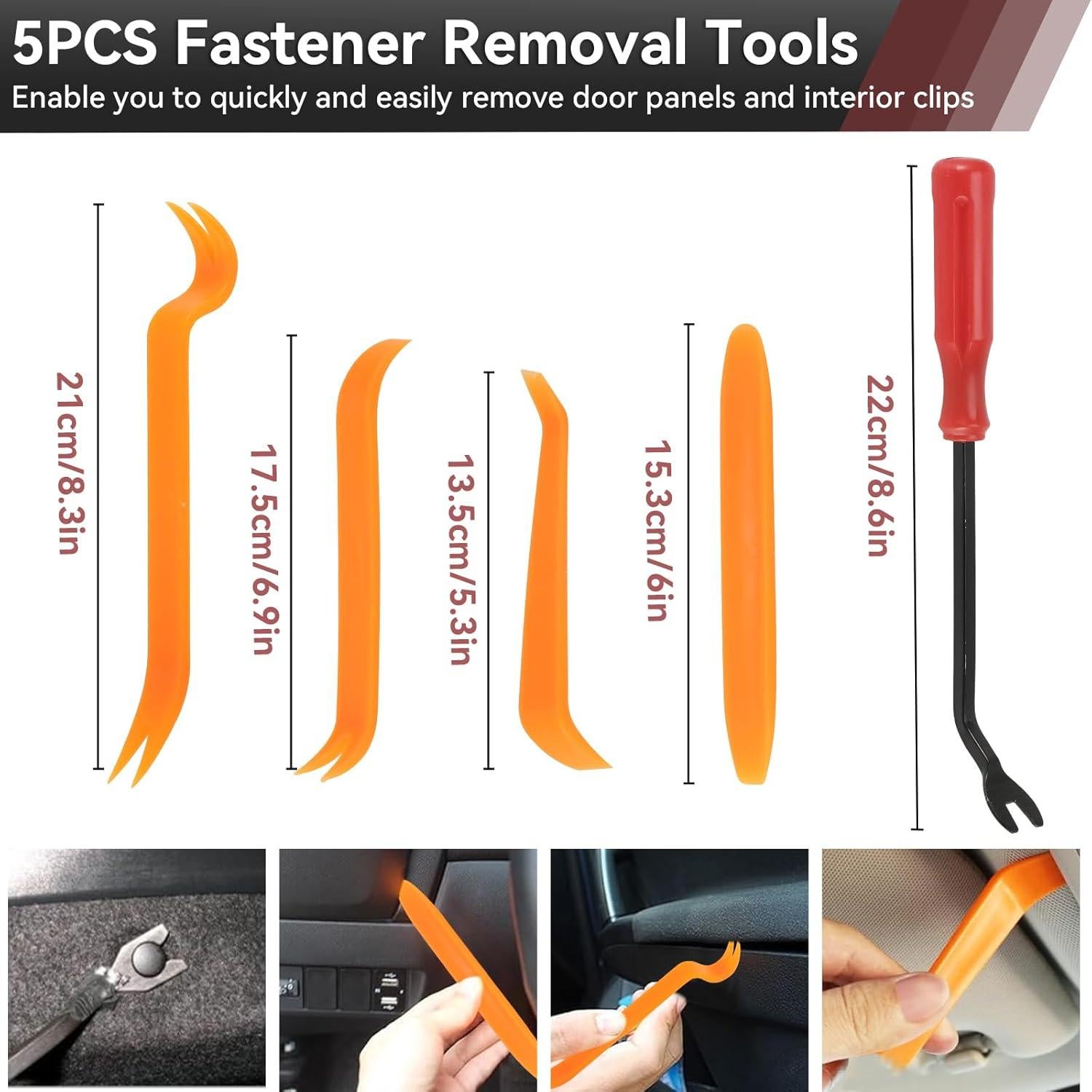 Kit de Clips de Retención de Coche 415PCS - Sujetadores Universales