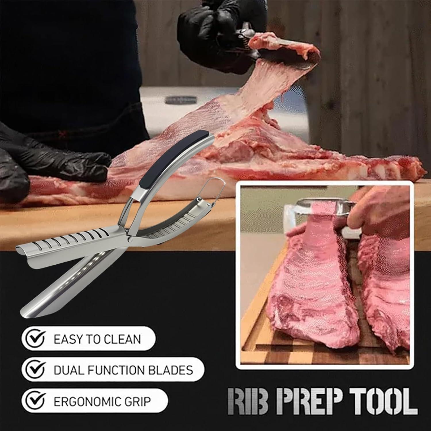 Herramienta de Preparación de Costillas Genérica Acero Inoxidable