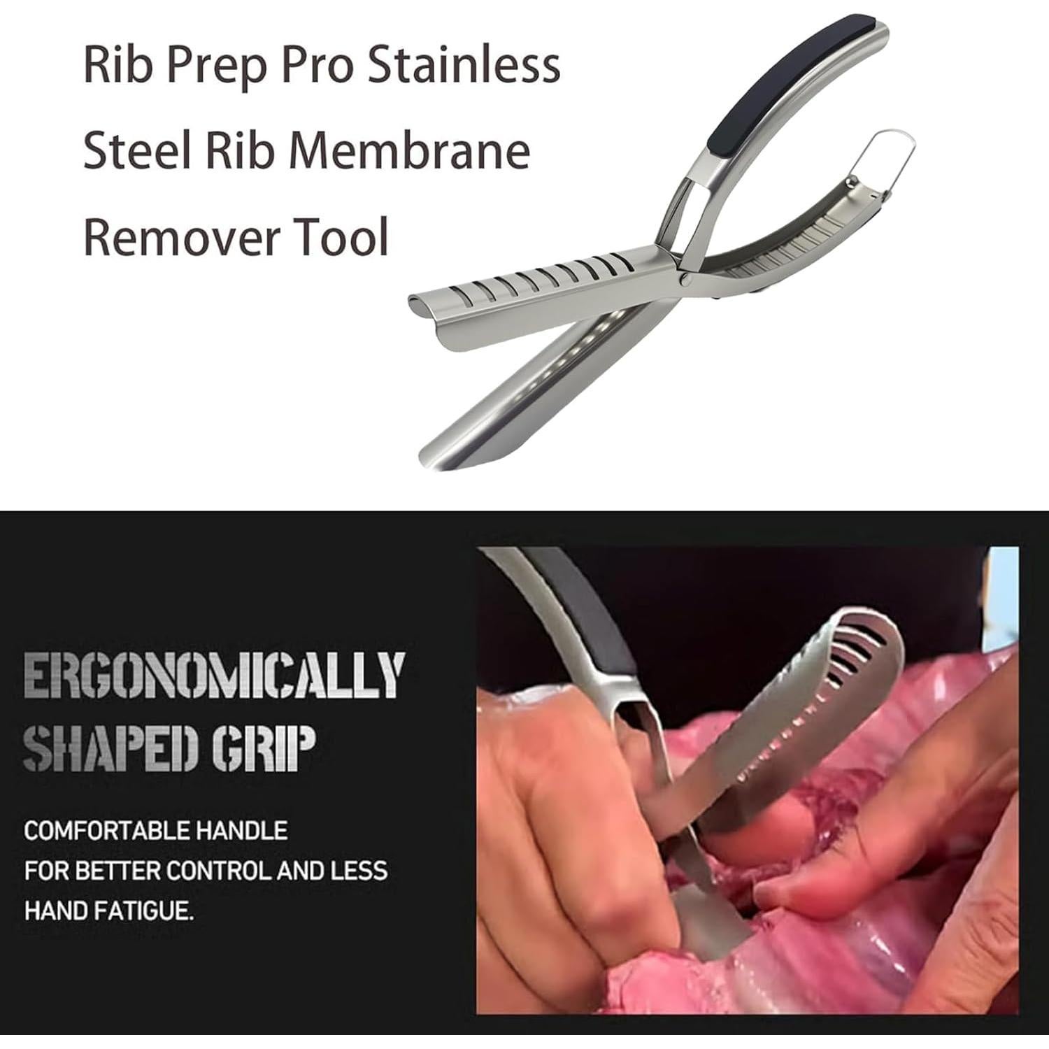 Herramienta de Preparación de Costillas Genérica Acero Inoxidable