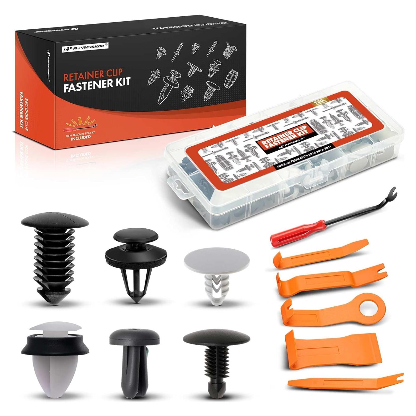Kit de Clips de Retención A-Premium 120 PCS para Ram Promaster