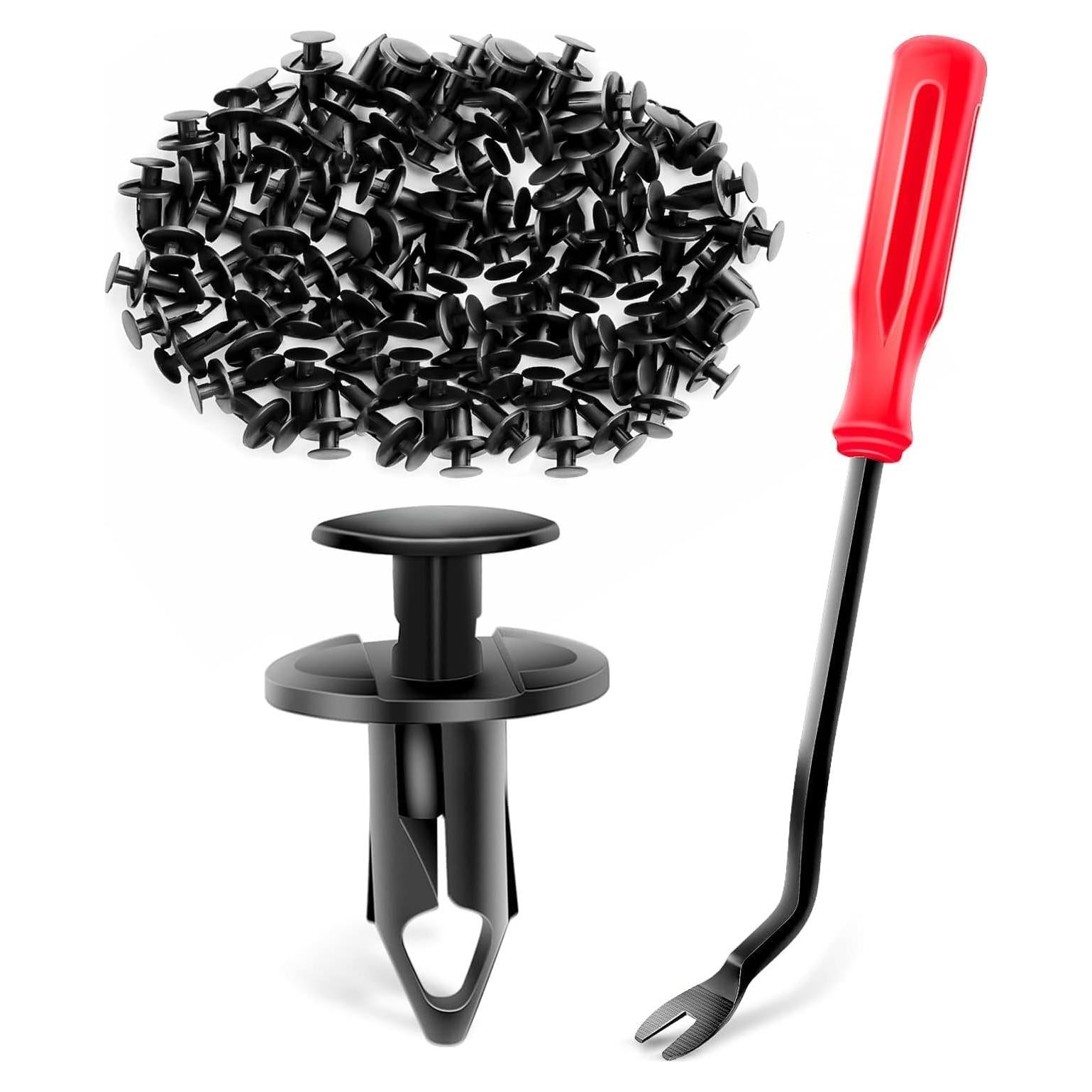 Clips de Remache GOOACC 100PCS Nylon 20mm para GM Ford