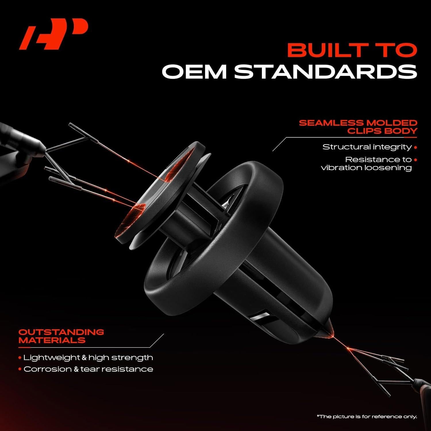 Kit de Clips de Retención A-Premium 160 Piezas para Honda Insight 2010-2014