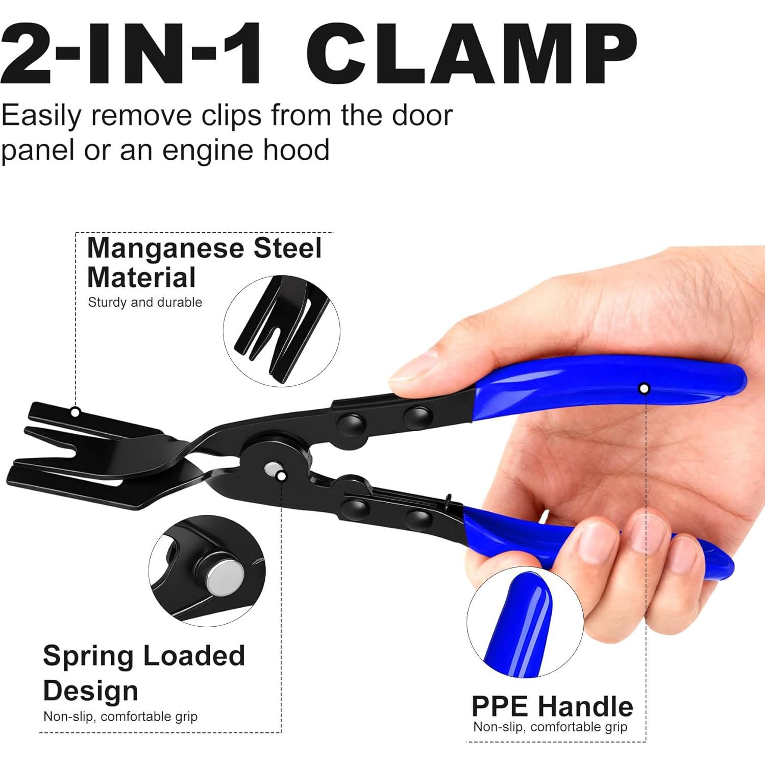 Kit de Herramientas de Extracción de Clips Zecirl 3 Pcs Azul