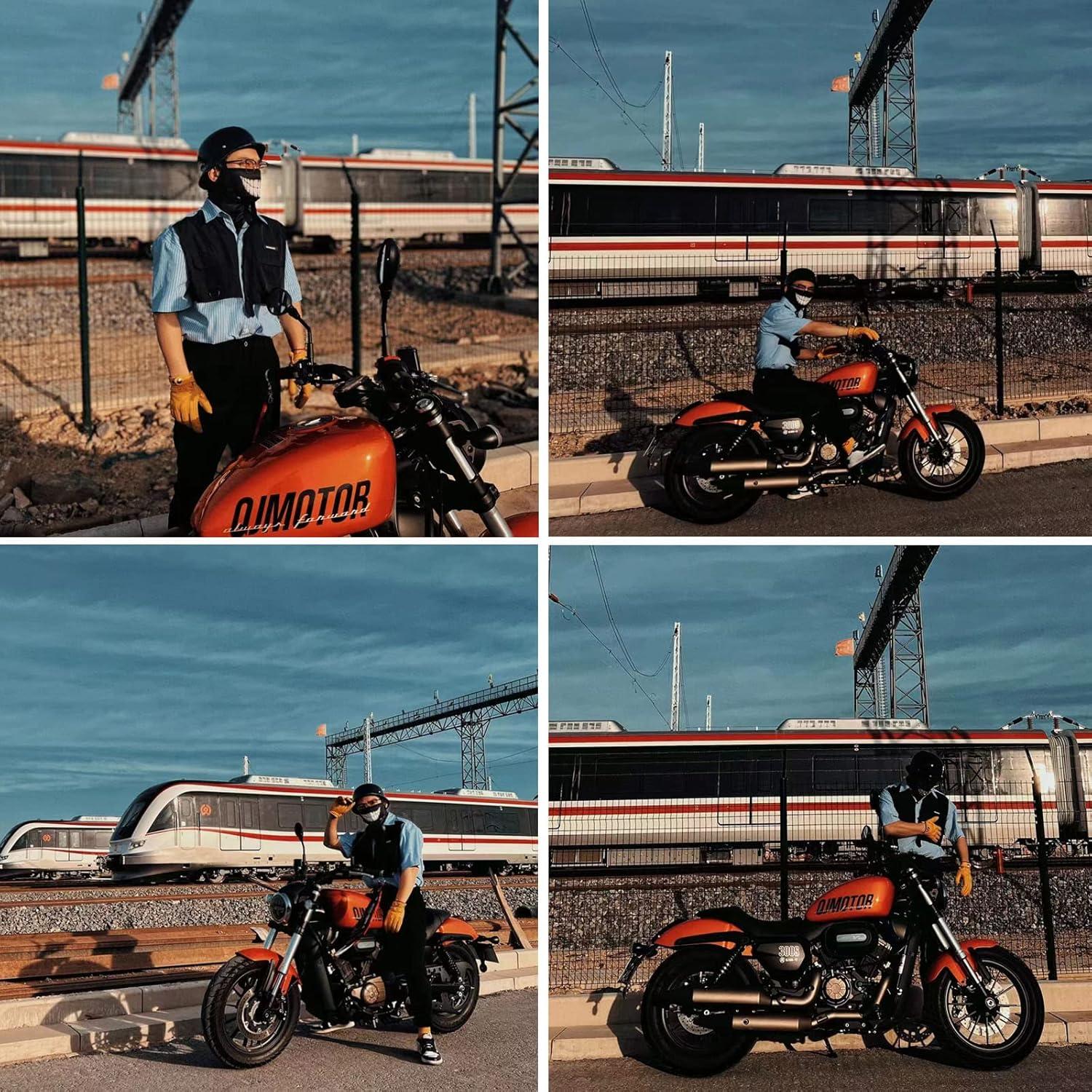 Casco de Motocicleta WMOOMW 2406 Retro Unisex 0.85 kg