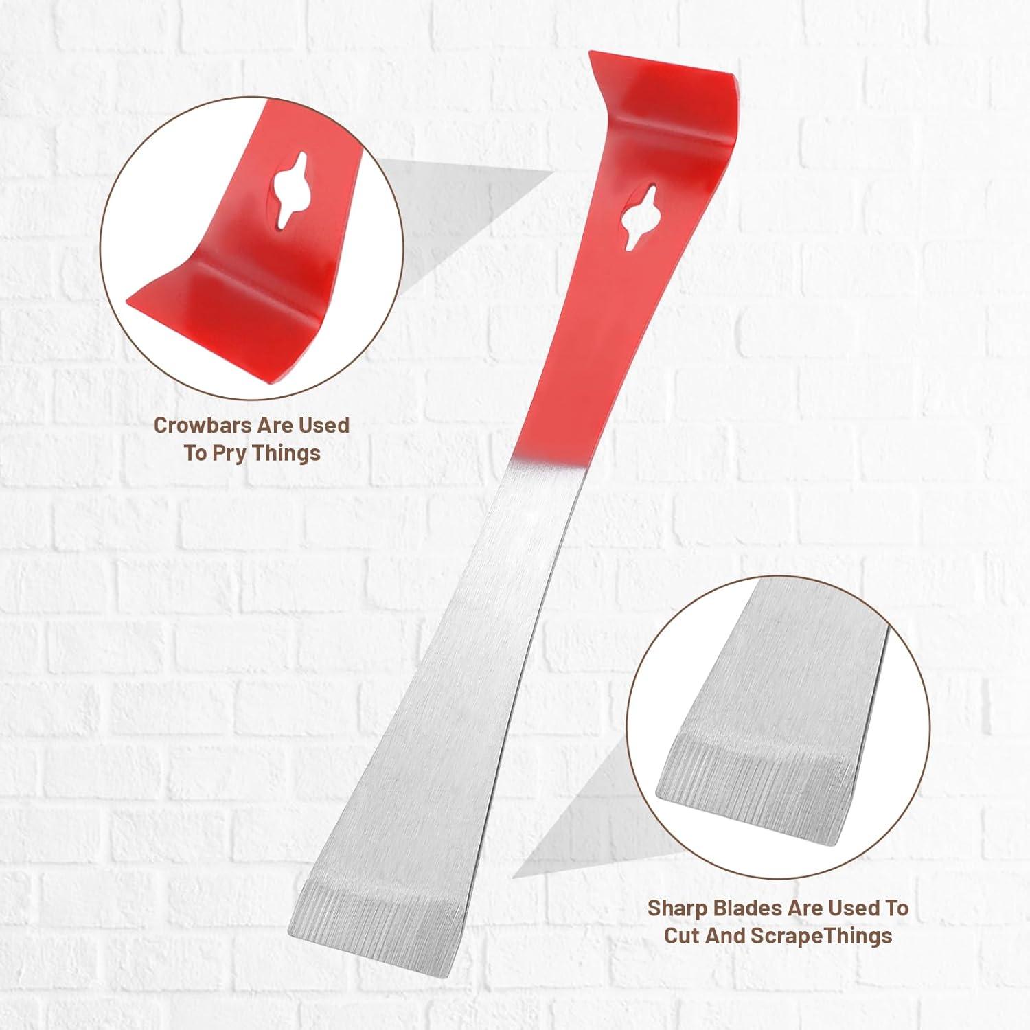 Juego de 3 Palancas de Acero Inoxidable para Apicultura