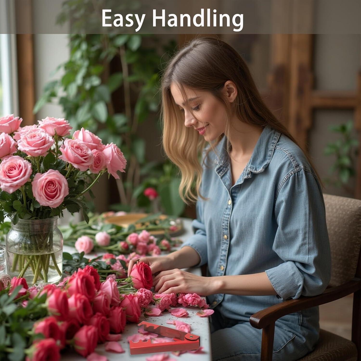 Herramienta Desprendimiento de Espinas de Rosa Yinglejia 3 Piezas