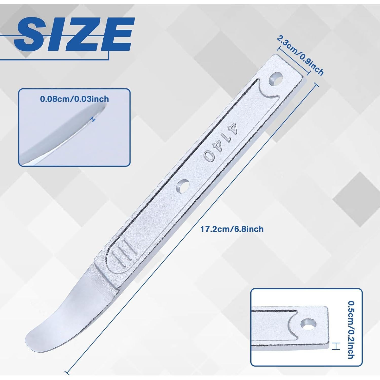 Herramienta de Palanca LEONTOOL 4140 para Extracción de Molduras