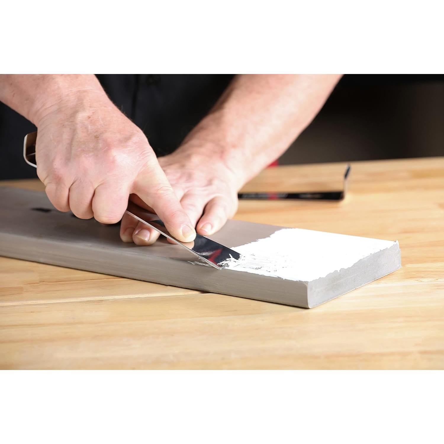 Juego de Raspadores de Acero Inoxidable ARES 2 Piezas 1.40 y 1.53 cm